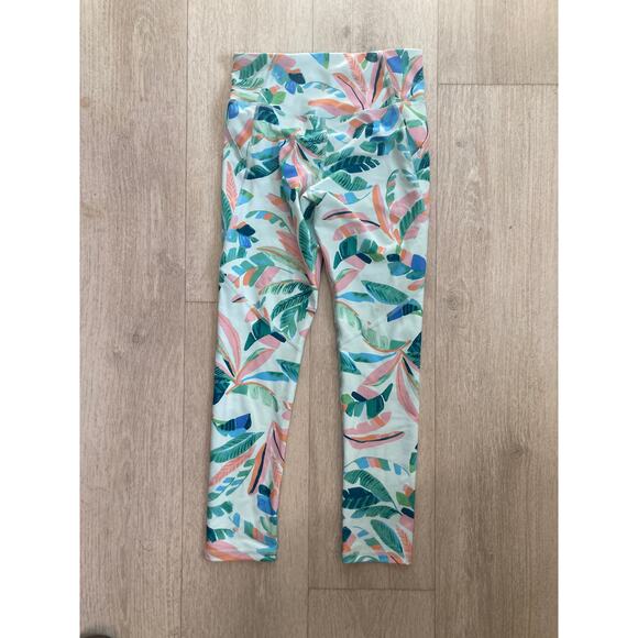 Old Navy Tropical Print Girls Leggings, Size L - Picture 2 of 5